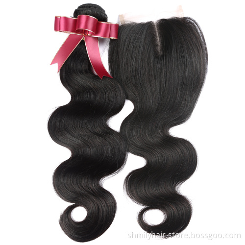 Shmily Wholesale Virgin Human Hair Weave,Body Wave Virgin Brazilian Hair Bundles,9A 10A 11A Grade Virgin Brazilian Hair